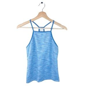 Outdoor Voices Racerback Tank Blue Space Dye